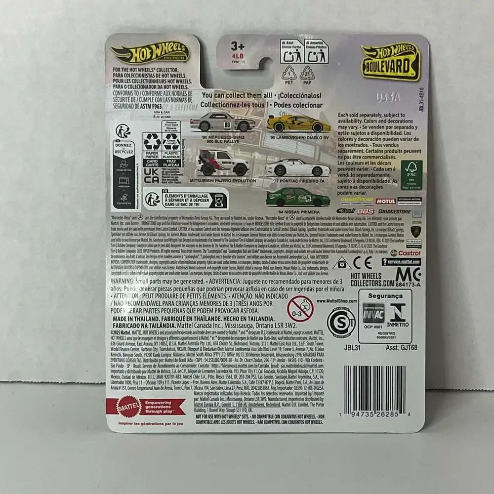 Hot Wheels Premium Boulevard 1994 Nissan Primera Castrol Edition #135